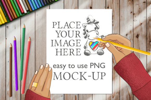 Book Page Mockup 8.5x11 Hand Crayons a: A Practical Guide for Creators