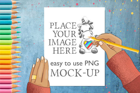 Book Page Mockup 8.5x11 Hands Crayons a: A Practical Guide for Creators