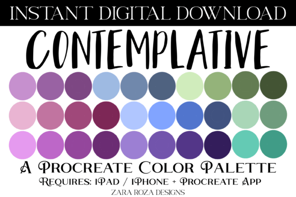 Contemplative Procreate Color Palette: A Workflow for Intentional Digital Art