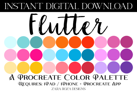 Flutter Procreate Color Palette Guide