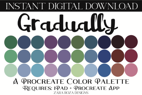 Mastering the Mood: The Gradually Procreate Color Palette for Modern Digital Creators