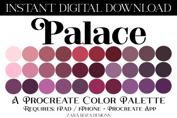 Palace Procreate Color Palette: Elevating Your Digital Art Workflow