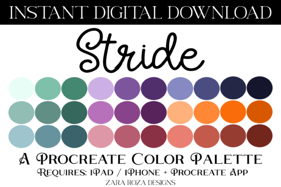 Stride Procreate Color Palette: A Workflow Guide for Digital Artists