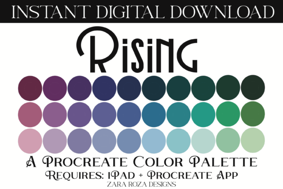 Unlock Your Creative Potential with the Rising Procreate Color Palette