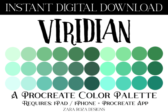 Viridian Procreate Color Palette: A Practical Guide for Digital Artists
