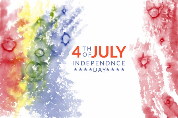 Watercolor 4th of July Day Background: A Versatile Asset for Modern Creators
