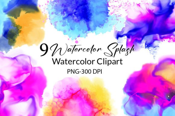 Watercolor Splashes Clipart: The Ultimate Creative Tool for Designers and Creators